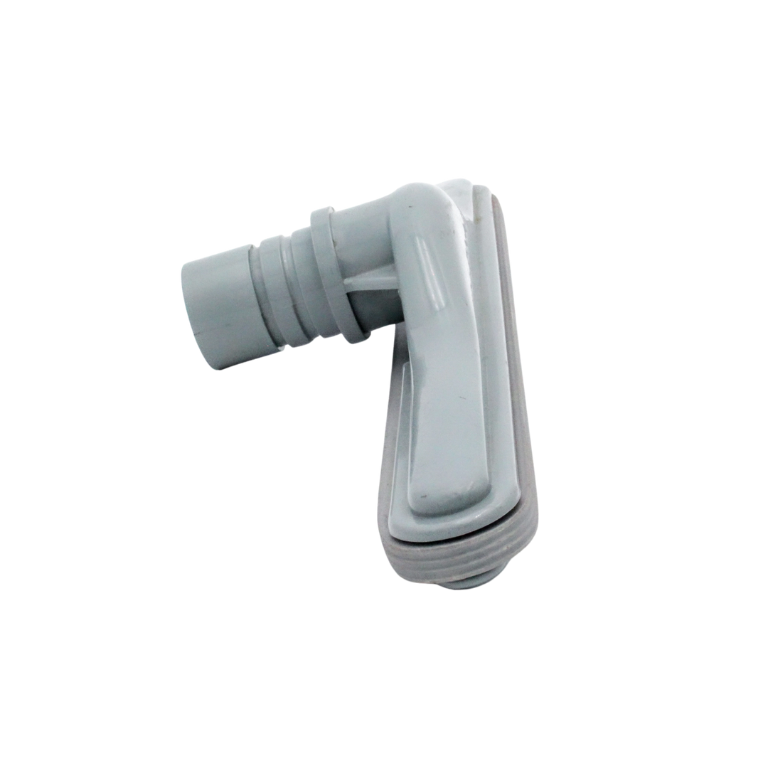 Right side profile of scalloped tool displaying width and gray plastic housing
