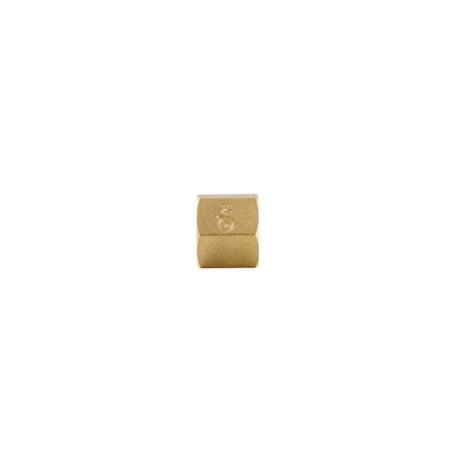 Brass DT-Jet Style 1/4" Threaded Cap – Corrosion-Resistant End Seal Fitting