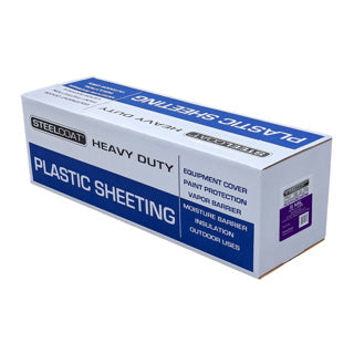 SteelCoat - Poly Sheeting - 6 MIL - 12' x 100' - Clear
