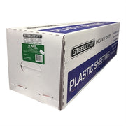 SteelCoat 6 MIL Clear Poly Sheeting 20'x100' – Heavy-Duty Vapor Barrier