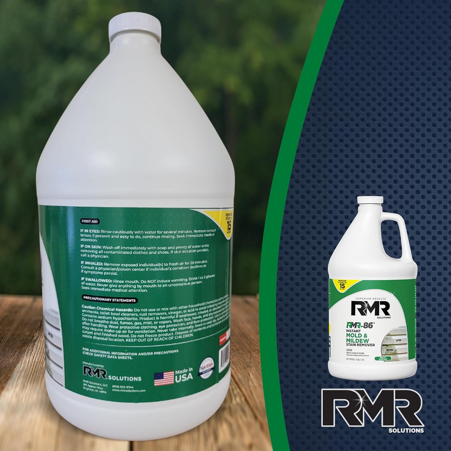 RMR-86 Mold & Mildew Stain Remover – 1 Gallon Fast-Acting Cleaner