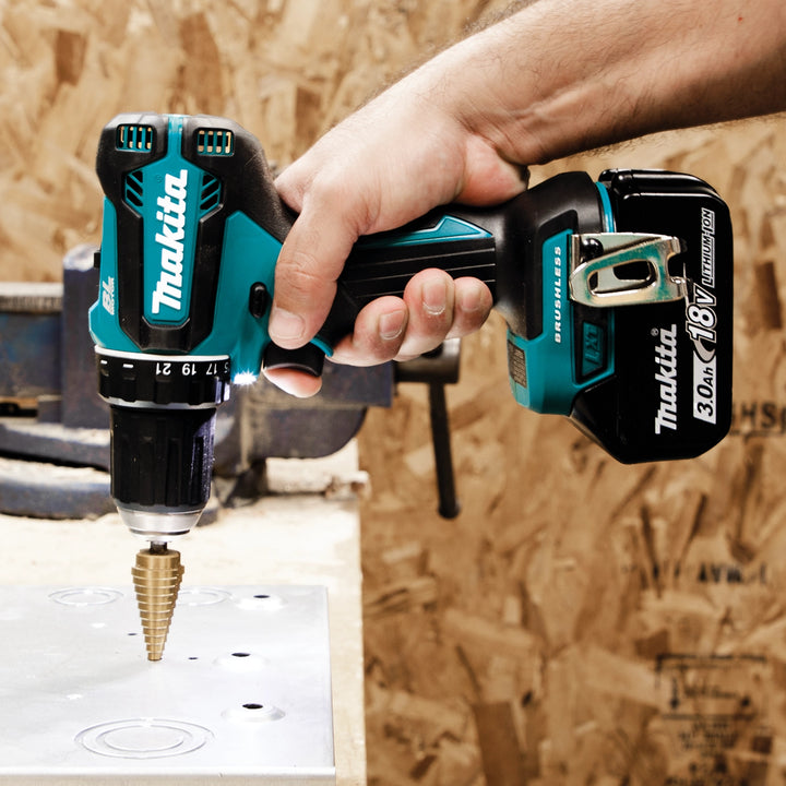 Makita XFD13SM1 in use during interior construction project
