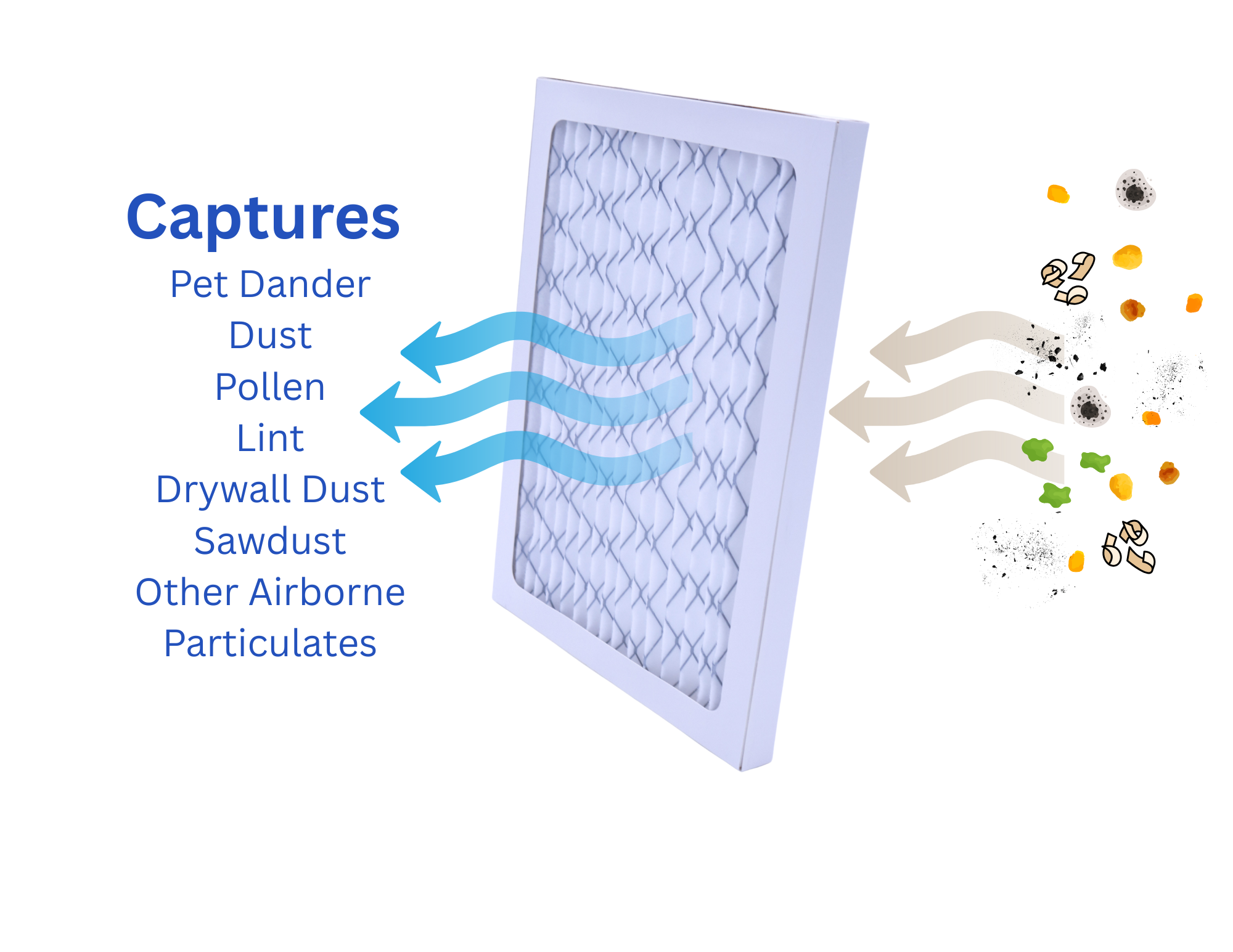 Pro Dri MERV8 Pleated Air Filter 9x12x1 – HVAC & Equipment Replacement