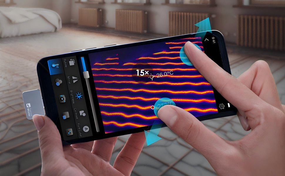 Thermal Master P2 pro, World's Smallest Thermal Camera - Android
