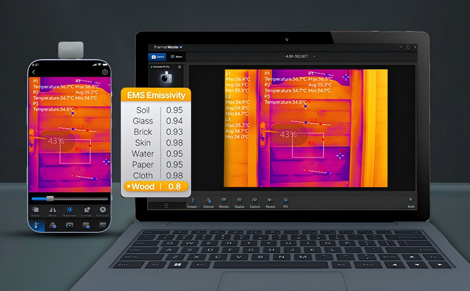 Thermal Master P2 pro, World's Smallest Thermal Camera - Android