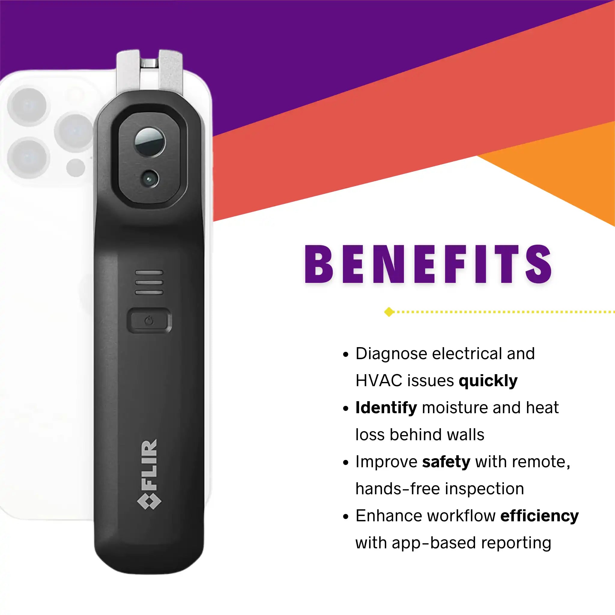 key benefits of flir one edge pro thermal imaging for mobile inspections
