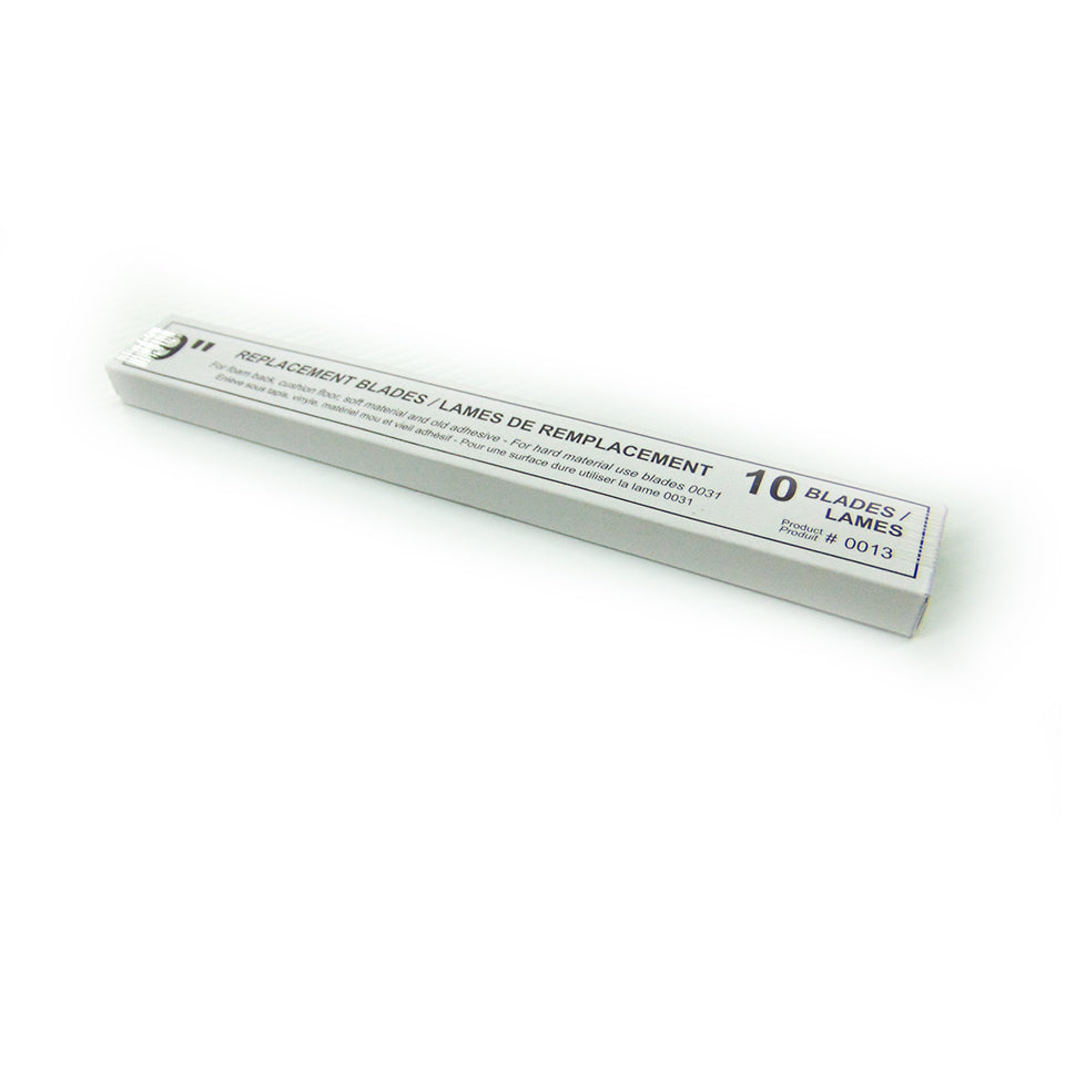 Eddy Floor Scraper Replacment Blades 9″ x 1″ (pack of 10)