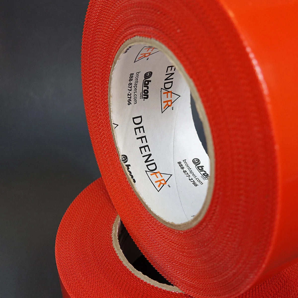 Bron DefendFR Red Poly Tape – Pinked Flame Retardant PE Tape