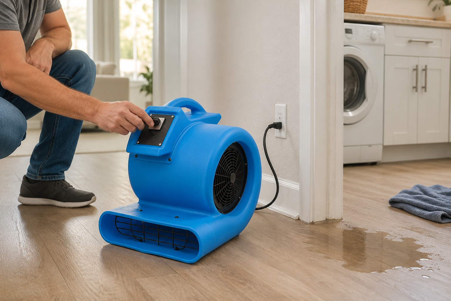 High-Power 2,000 CFM Air Mover – Fast Drying Fan