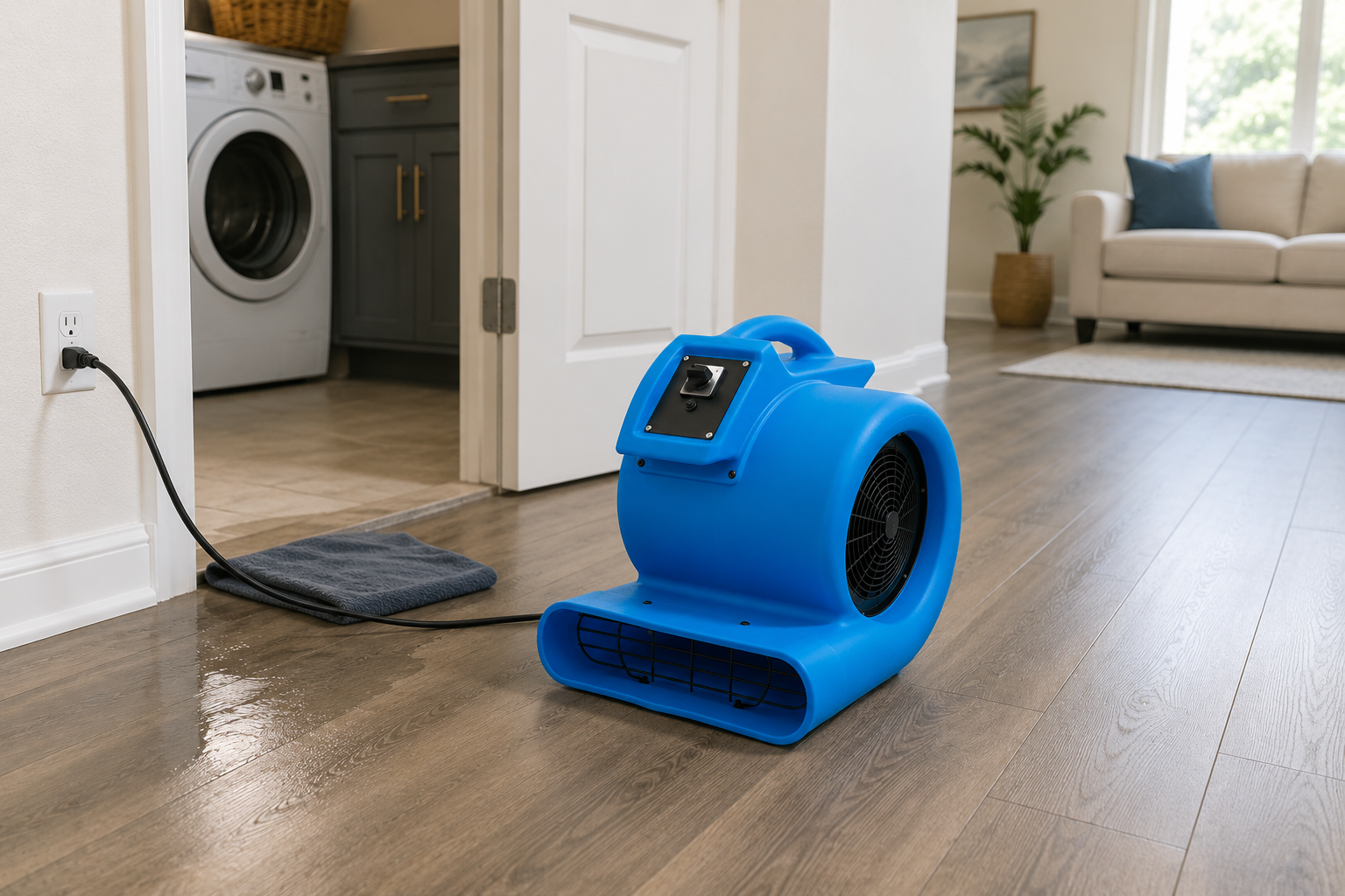 High-Power 2,000 CFM Air Mover – Fast Drying Fan