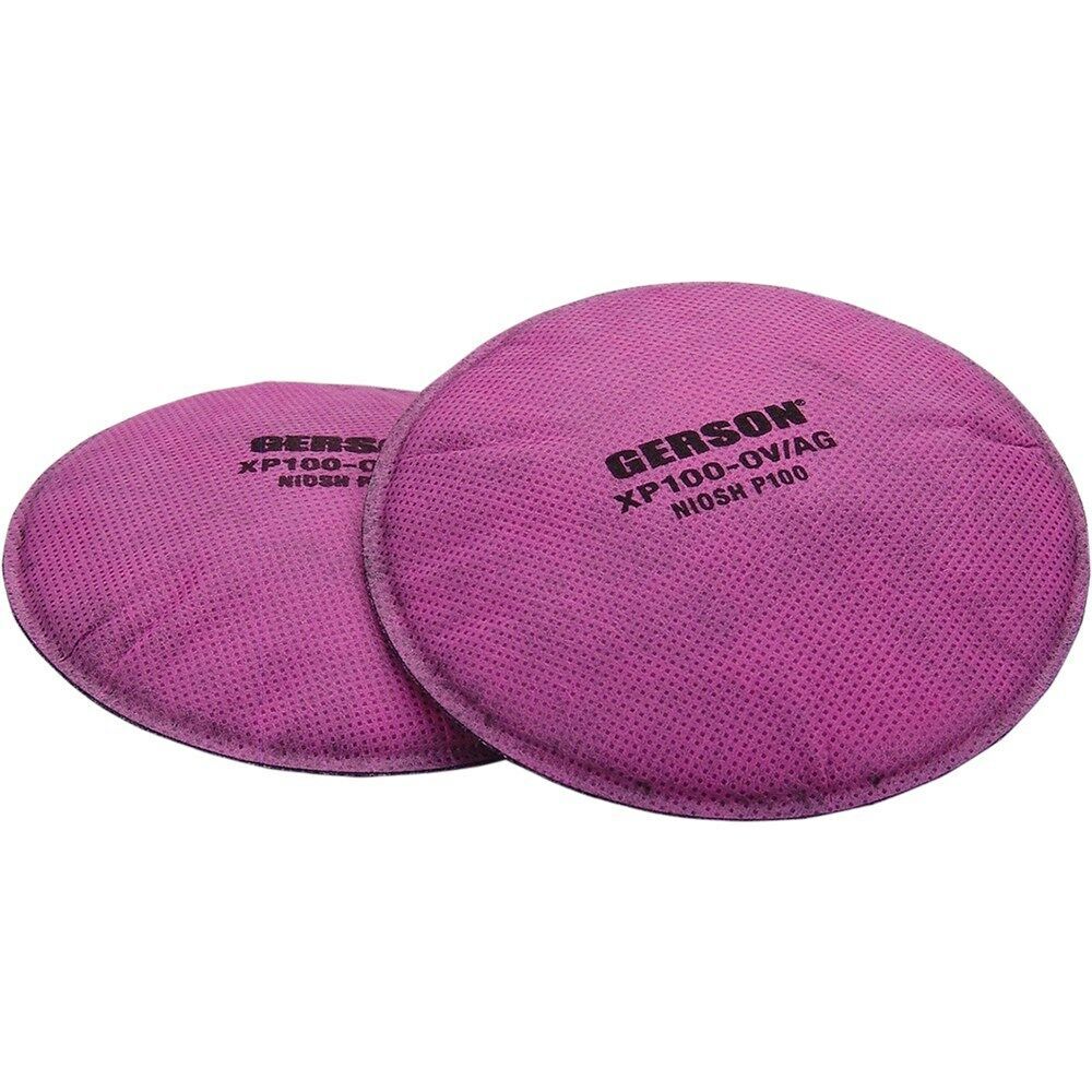 Gerson XP100-OV Filters – P100 Organic Vapor (2-Pack)
