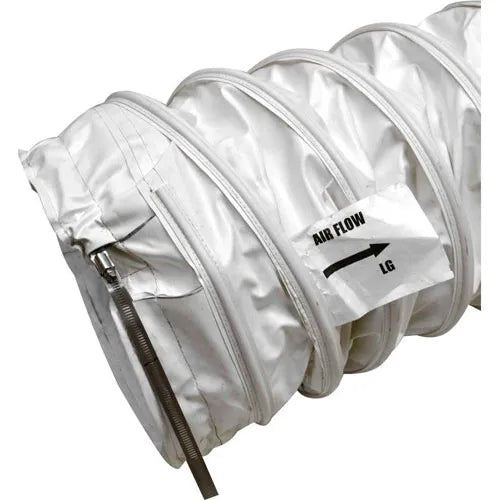 Heat Wagon 18" Dia. Long Heater Duct, 25'L, White