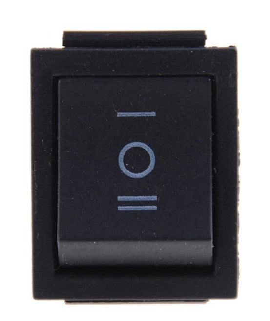 KCD4 Rocker Switch Black DPDT ON/OFF/ON 6 PIN 16A/250VAC 20A/125VAC (1 Piece)