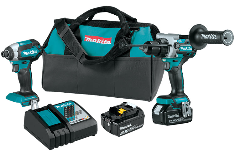 Makita  XT291T  18V LXT Lithium‑Ion BL Cordless 2‑Pc. Combo Kit (5Ah)