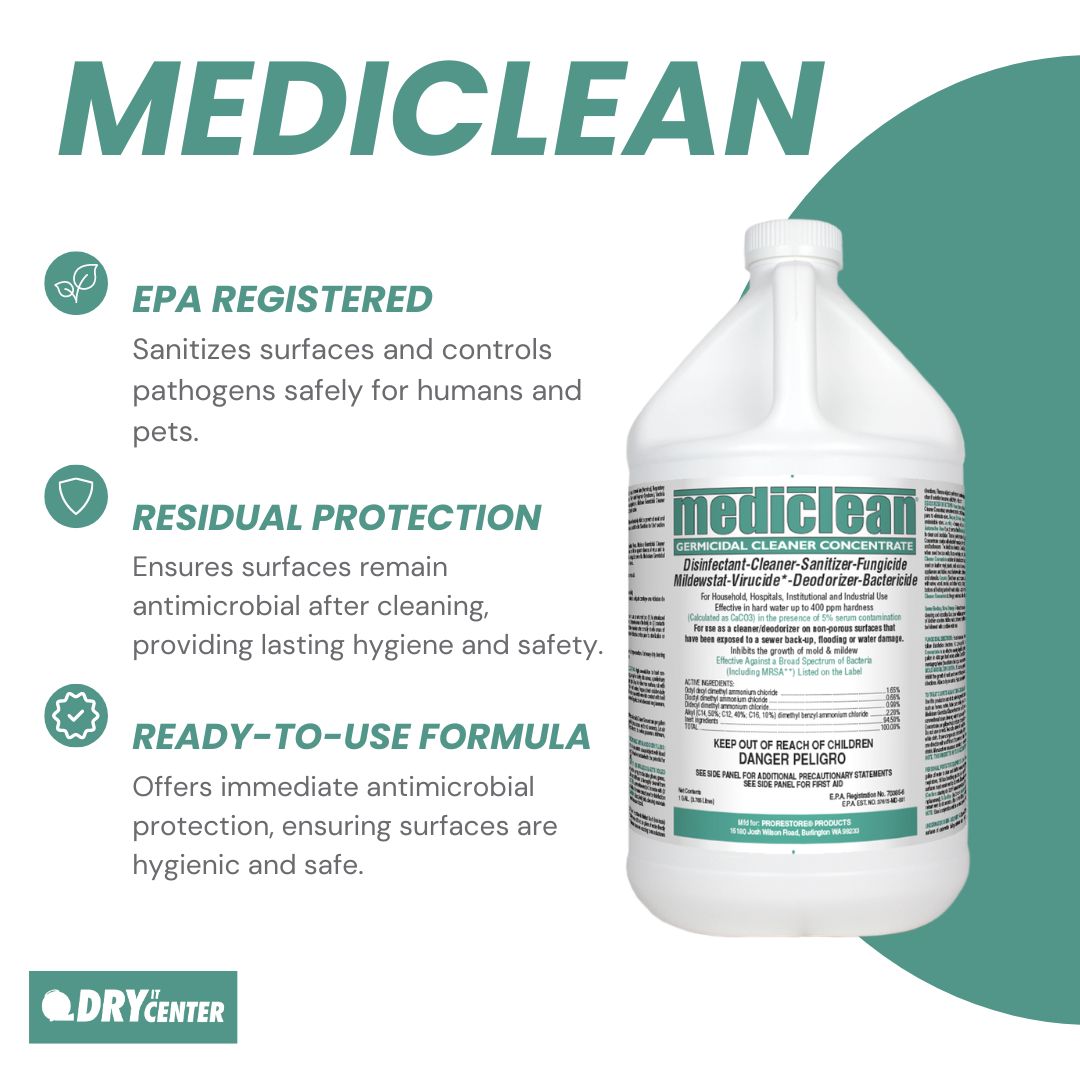 Mediclean Germicidal Cleaner, Lemon, 1 Gal.