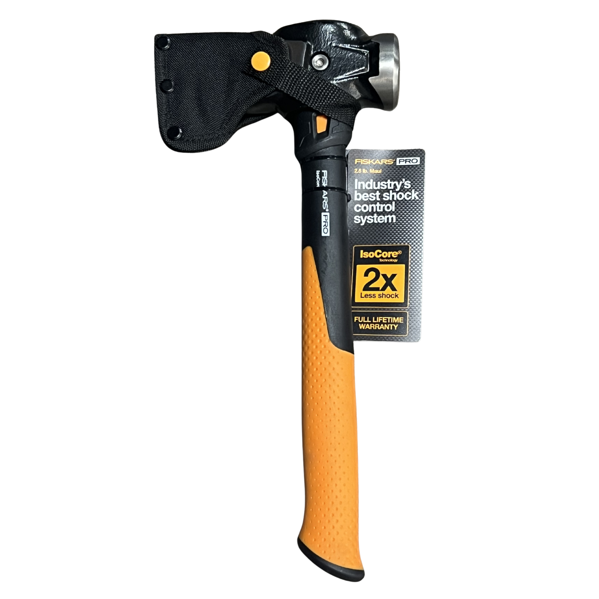 Fiskars Pro 2.5 lb Maul 14" IsoCore 2x Less Shock