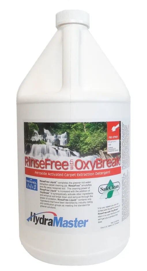 Rinse free with Oxybreak - Peroxide Activated Carpet Extraction Detergent (Clean Master)