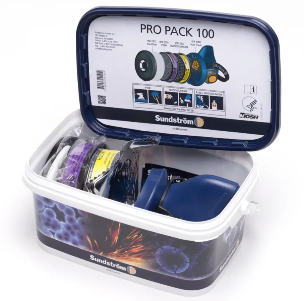 Sundstrom SR 100 Pro Pack – Half Face Respirator Kit
