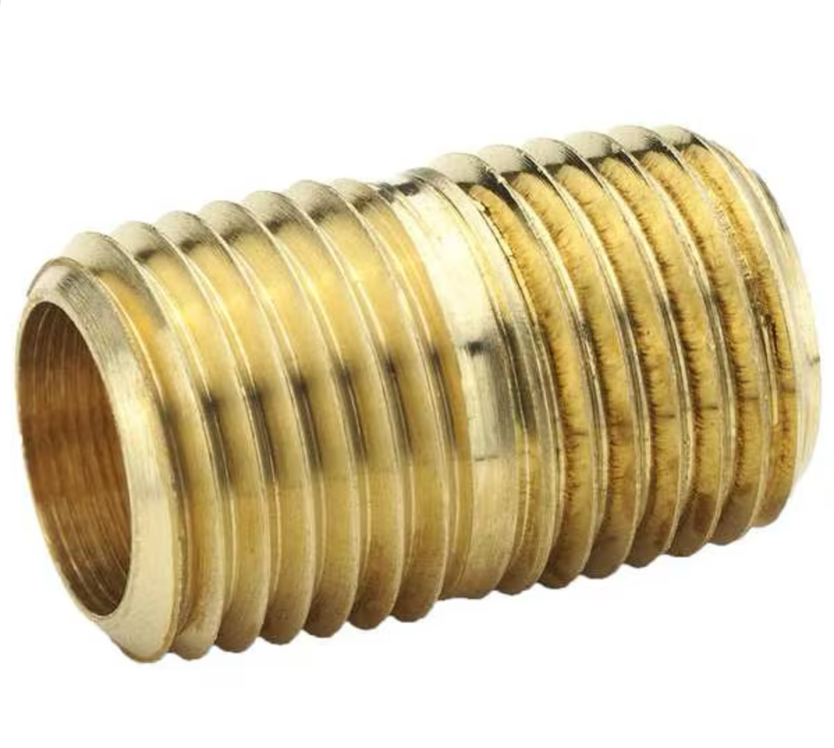 D22163 - 1/4" NPT Brass Pipe Nipple