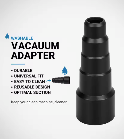 Universal 5-Step Vacuum Hose Adapter Connector (23mm–50mm)