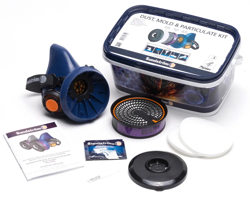 Sundstrom SR900 Dust, Mold & Particulate Respirator Kit – Full Protection