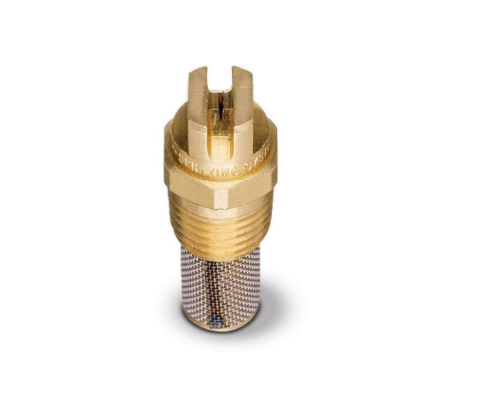 Hydro-Force 1/4" Brass VeeJet 8006 Spray Nozzle for Injection Sprayers