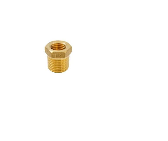 D22168 -  3/8" M x 1/4" F - Brass Reducer Bushing