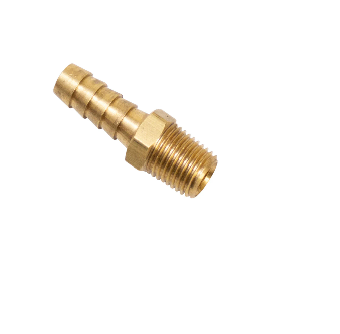 D22191 3/8" hose barb x 1/4" NPT brass