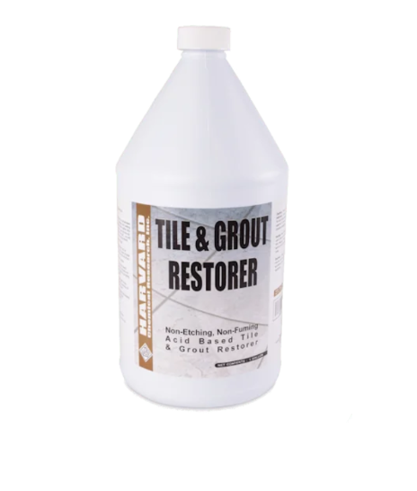 Harvard Tile & Grout Restorer – Acid-Side Cleaner & Degreaser, 1 Gallon