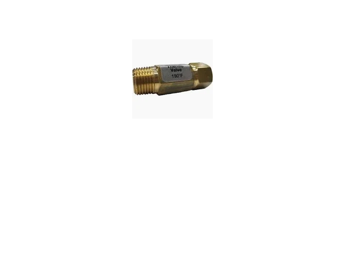 3/8" Thermo Valve – 190° High-Temp Brass Relief Valve