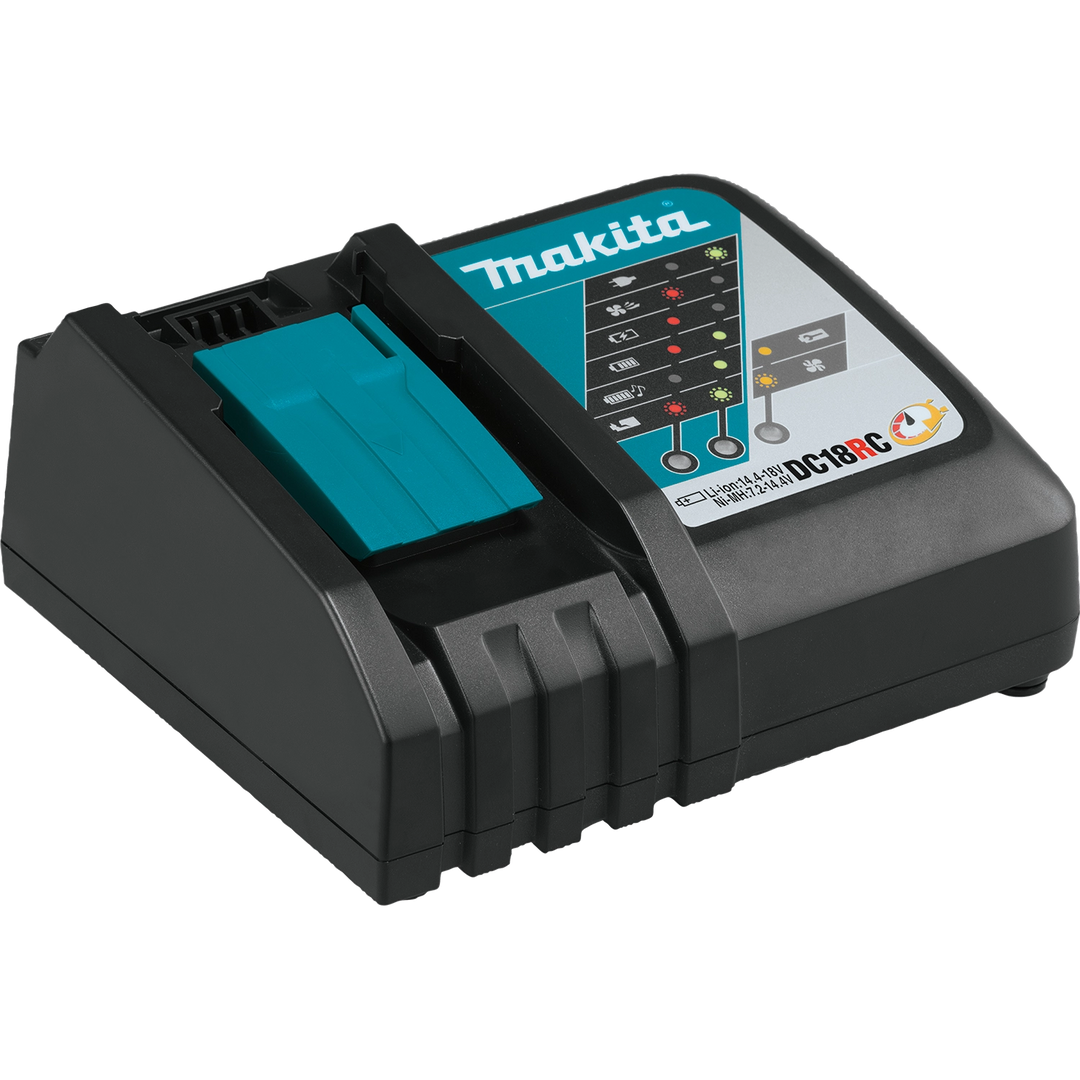 makita dc18rc rapid optimum charger included in xt269m combo kit with active cooling system
