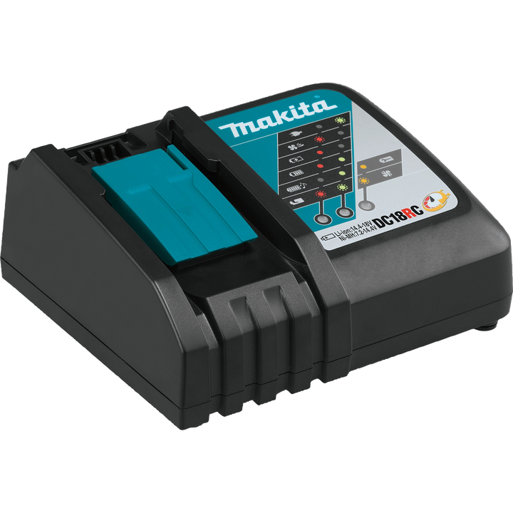makita dc18rc rapid optimum charger included in xt269m combo kit with active cooling system
