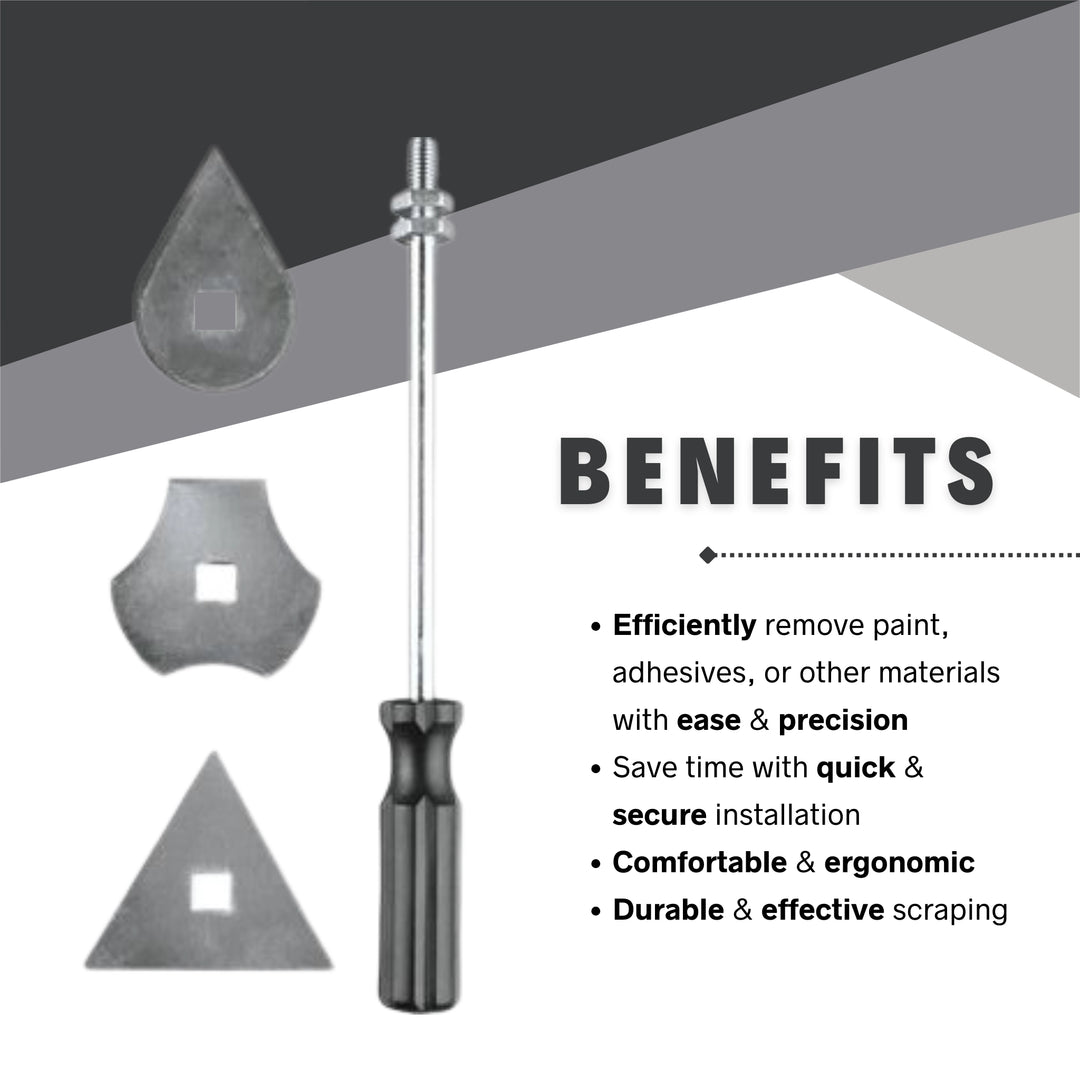 benefits of using makita scraper set for surface prep and paint removal
