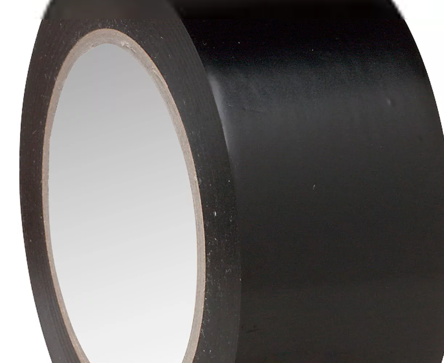 Bron Poly Tape Black 2"x60Yds (48MMx55M)