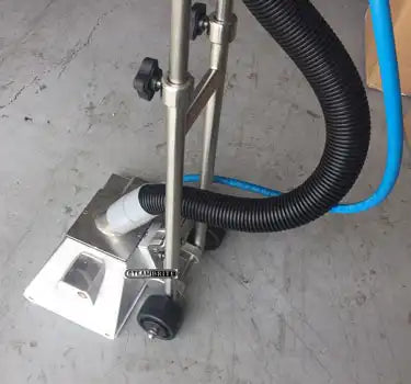Bonzer extractor set up on job site, ready for operation
