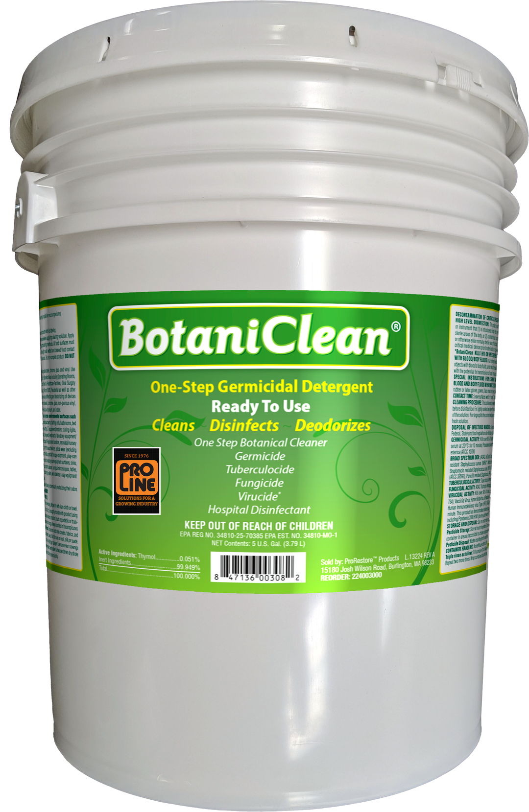 BotaniClean 5 Gallon Bucket