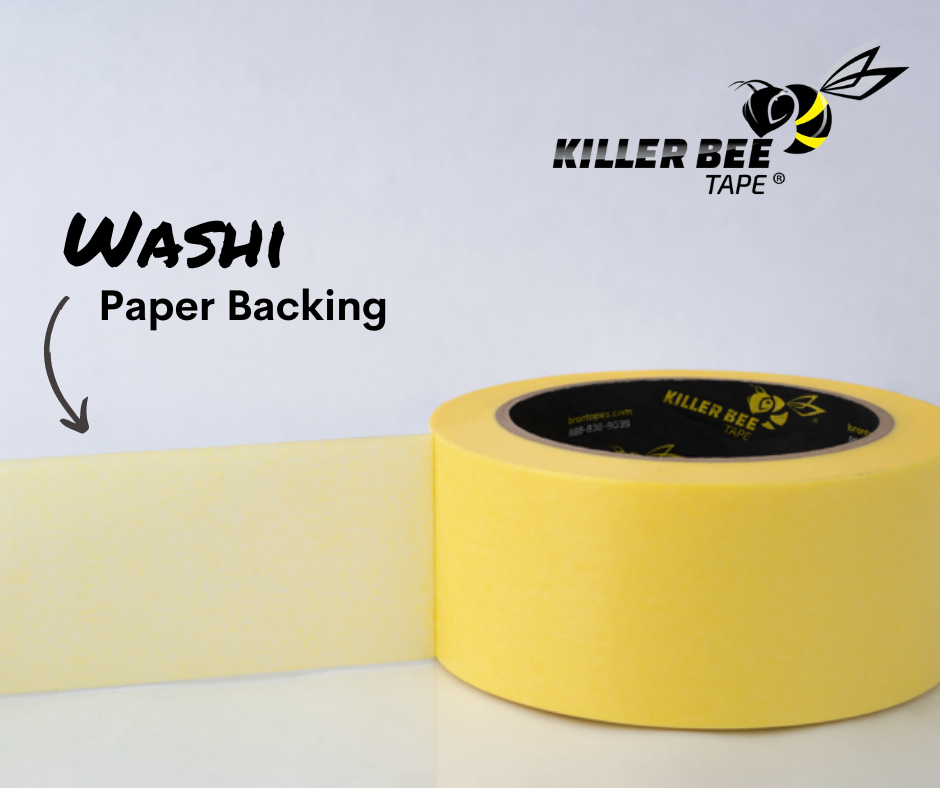 Bron Killer Bee Yellow Masking Tape – Premium Adhesion for Clean Lines