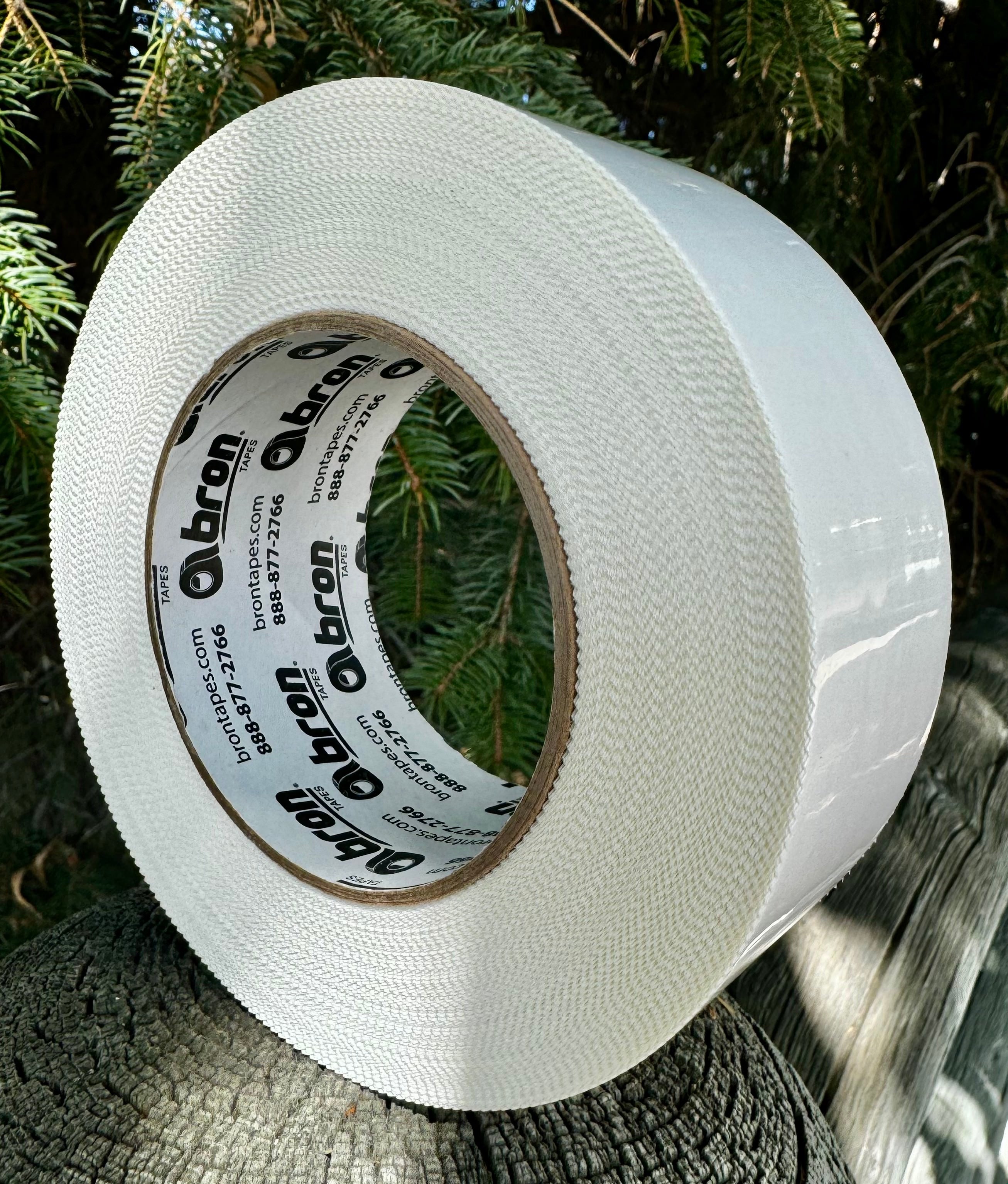Multi-Purpose Pinked Poly Tape – White, Easy Tear, Strong Hold