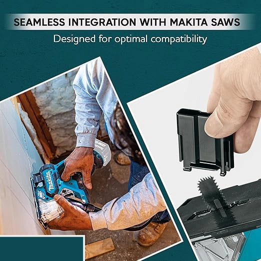 Caliastro drywall blade integrated seamlessly into Makita XDS01Z cut-out saw
