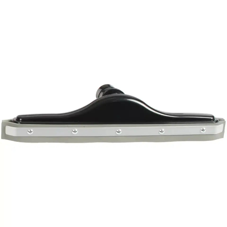 Front view of CenTec 14" commercial squeegee tool with dual rubber blades and curved black housing.







