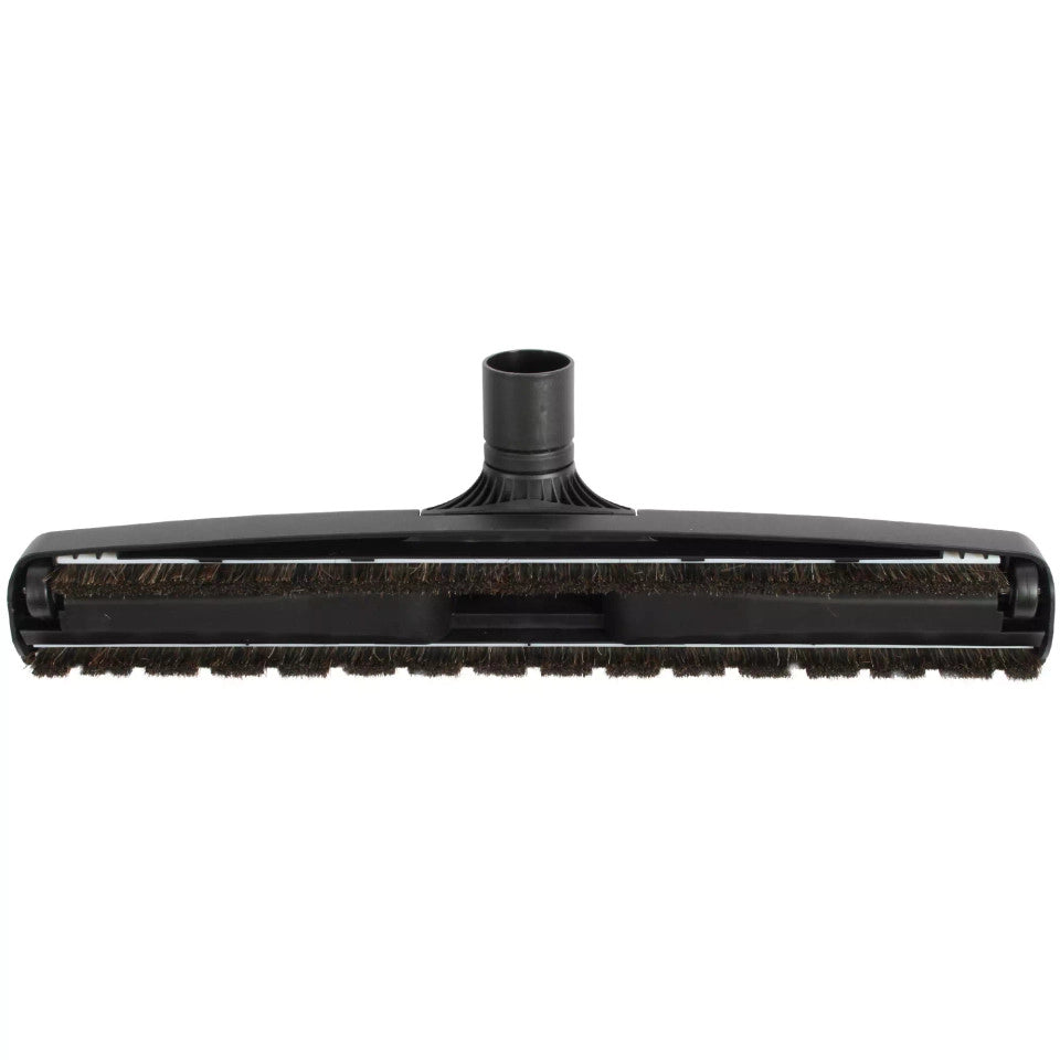 Bottom of CenTec 18" floor brush showing natural bristles and dual brush strip
