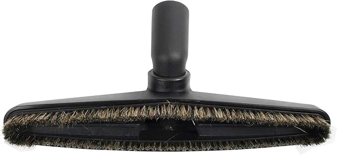 Close-up of natural fill bristles on CenTec floor brush for hard surface cleaning
