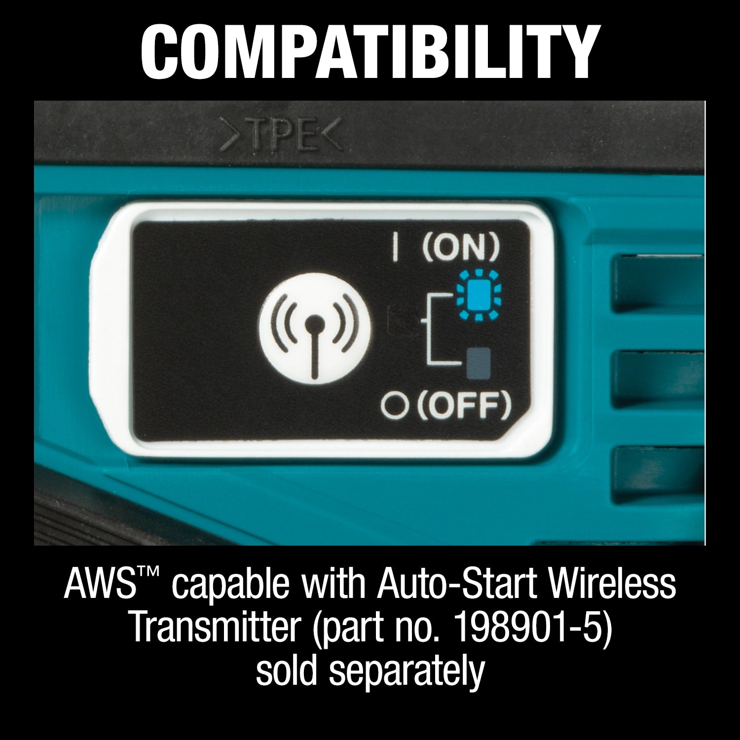 makita xoc02z cut-out tool compatible with aws wireless system and 18v lxt batteries
