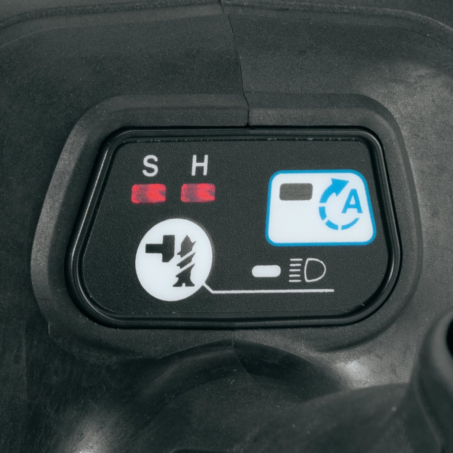 controls view of makita 18v lxt sub-compact driver-drill showing torque and speed settings
