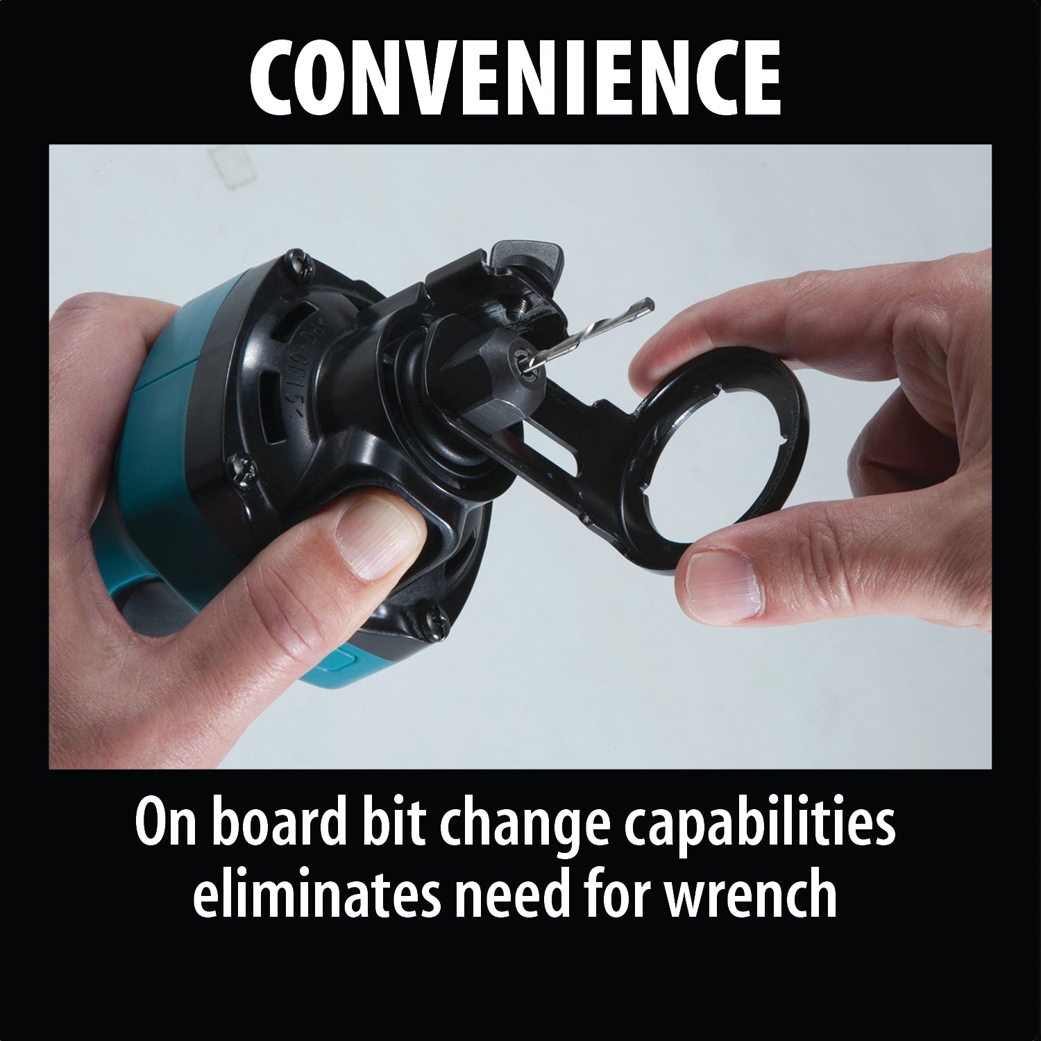 convenient features of makita cordless cut-out tool including led light and tool-free depth adjustment
