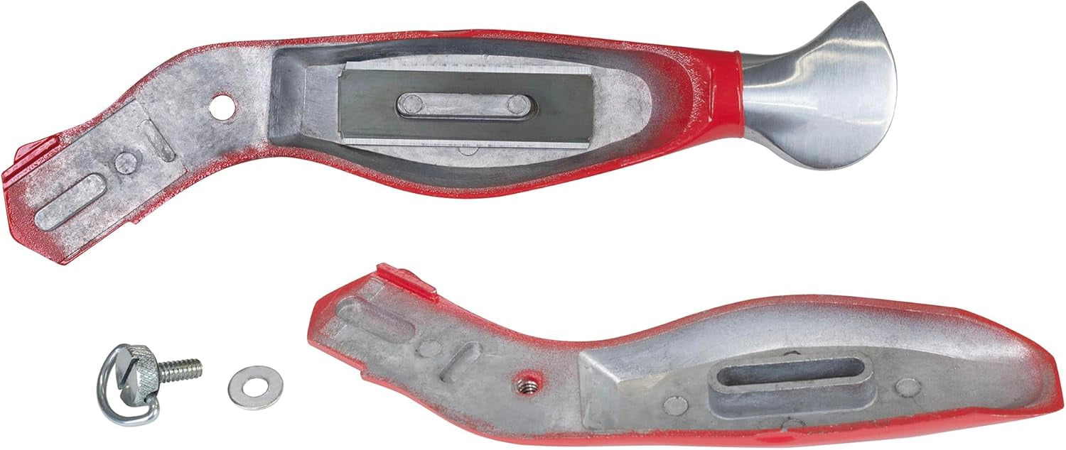 Cut & Jam carpet knife next to replacement blades for ongoing sharp performance
