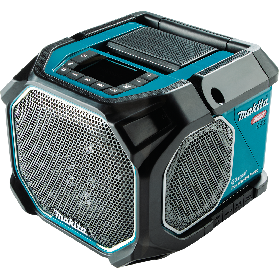 Makita 40V max XGT® / 18V LXT® Lithium‑Ion Cordless/Corded Bluetooth® Job Site Speaker, Tool Only