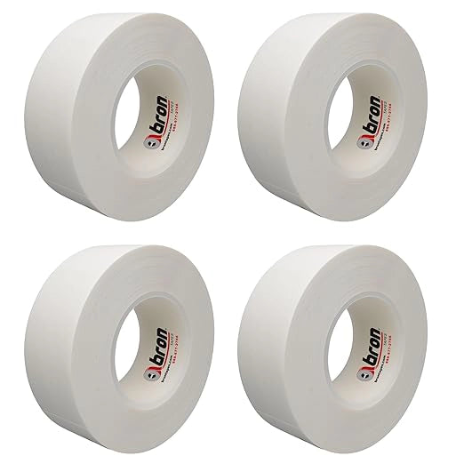 Four rolls of DefendFR flame-retardant polyethylene tape grouped together
