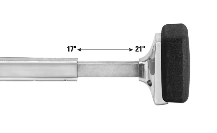 Deluxe Knee Kicker shown next to measuring tape for scale reference
