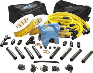 Dri-Eaz Driforce system with air tubes for cavity drying